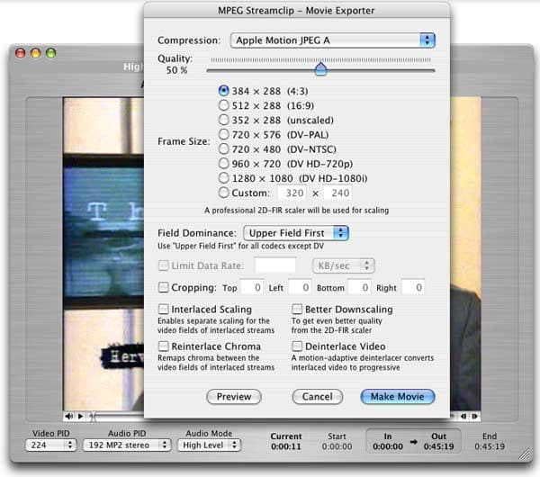 How to use mpeg streamclip